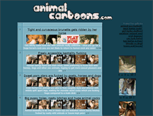 Tablet Screenshot of animal-cartoons.com